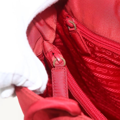 Prada Vintage Zip Tote Tessuto, RED, NYLON, Tote bag