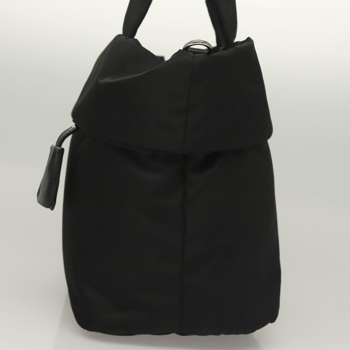 Prada Convertible Double Tote Tessuto, BLACK, NYLON, Handbag