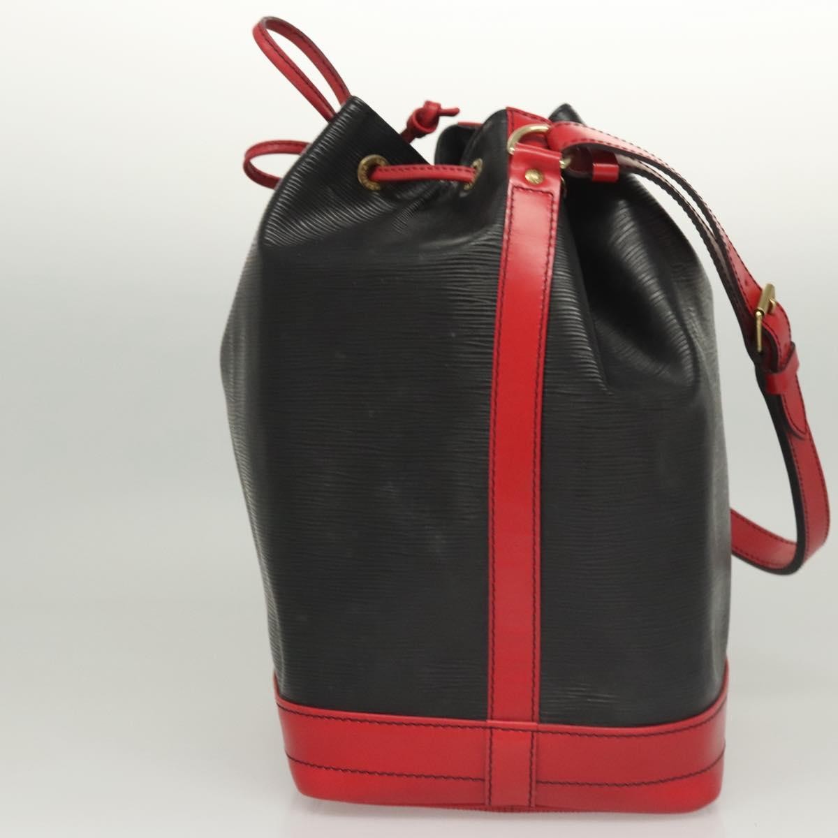 Louis Vuitton Bicolor Noe Handbag Epi Leather, Black, Leather, Shoulder Bag
