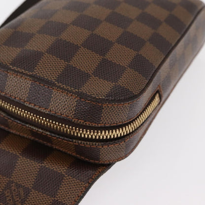 Louis Vuitton Geronimos Waist Bag Damier, BROWN, CANVAS, Shoulder bag