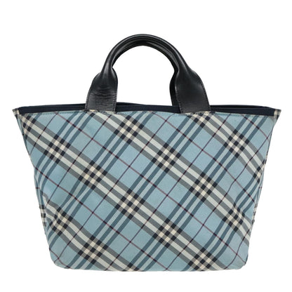 Burberry Nova Check Tote Nylon, BLUE, NYLON, Tote bag