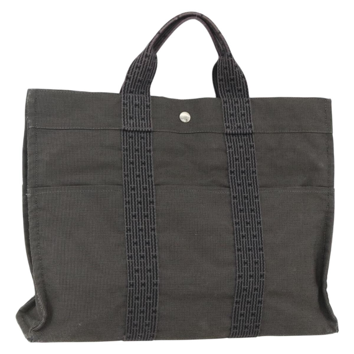 Hermes Fourre-tout Herline Fourre-tout Herline, GRAY, CANVAS, Tote bag