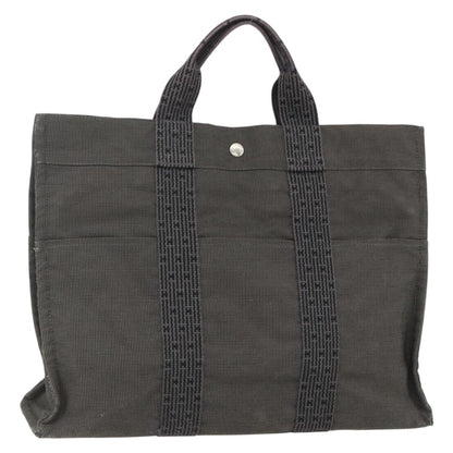 Hermes Fourre-tout Herline Fourre-tout Herline, GRAY, CANVAS, Tote bag