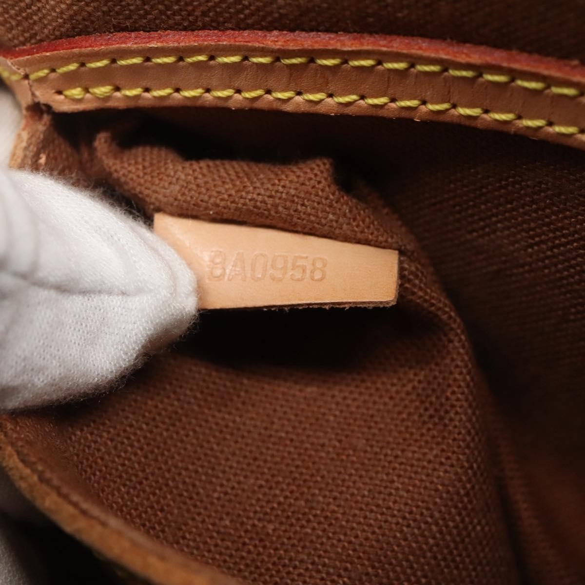 Louis Vuitton Alma Handbag Monogram Canvas, BROWN, CANVAS, Handbag