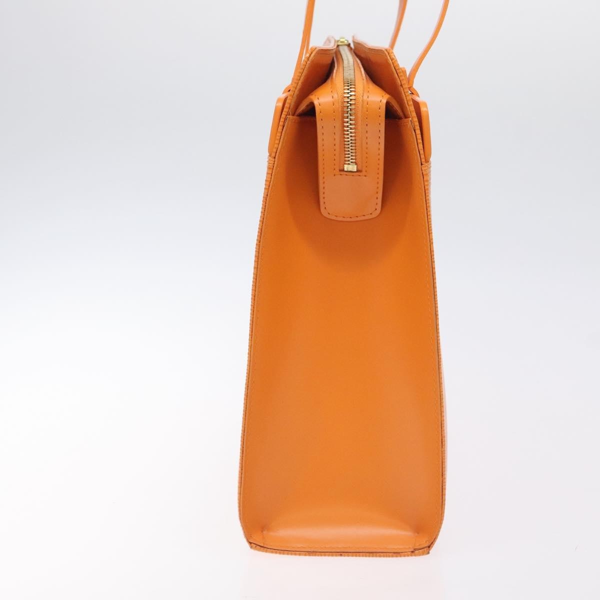 Louis Vuitton Croisette Handbag Epi Leather, ORANGE, LEATHER, Handbag