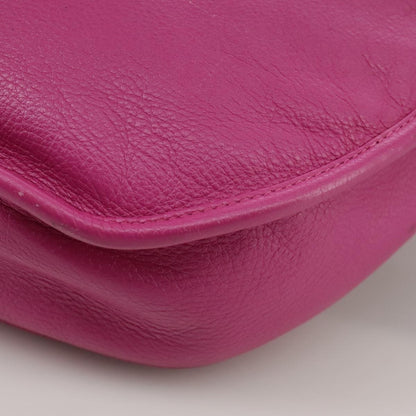 Loewe Heritage Messenger Leather, PINK, LEATHER, Shoulder bag