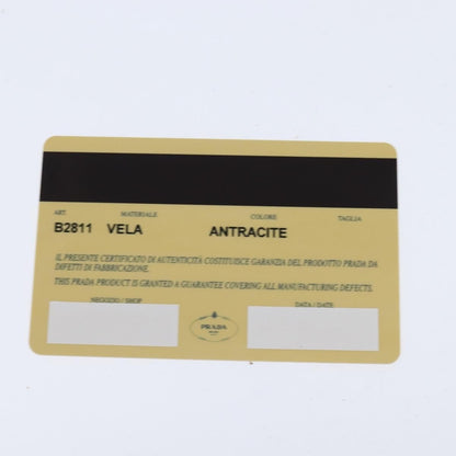 Prada Vela Double Front Pocket Backpack Tessuto with Saffiano Leather, KHAKI, NYLON, Backpack