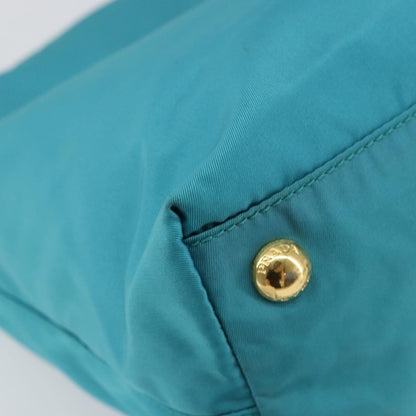 Prada Vintage Handbag Tessuto, TURQUOISE, NYLON, Handbag