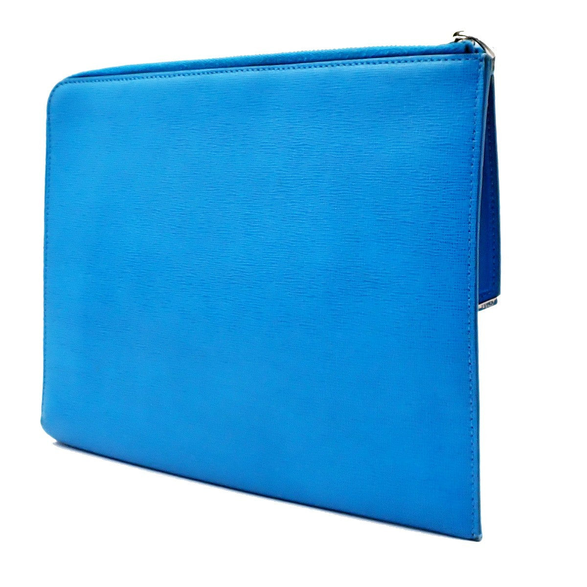 Fendi Monster Clutch Leather, BLUE, LEATHER, Clutche & pouche