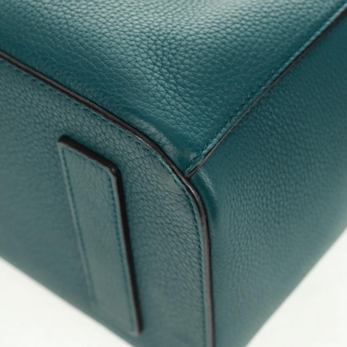 Bally Vintage Handbag Leather, GREEN, LEATHER, Handbag