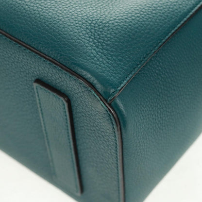 Bally Vintage Handbag Leather, GREEN, LEATHER, Handbag