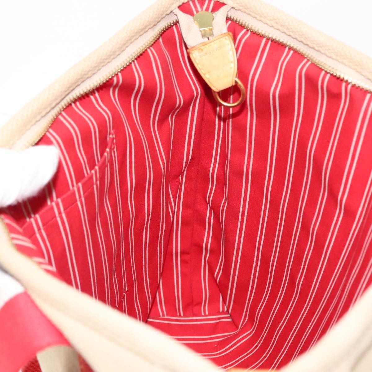 Louis Vuitton Antigua Tote Canvas, BEIGE, CANVAS, Tote bag