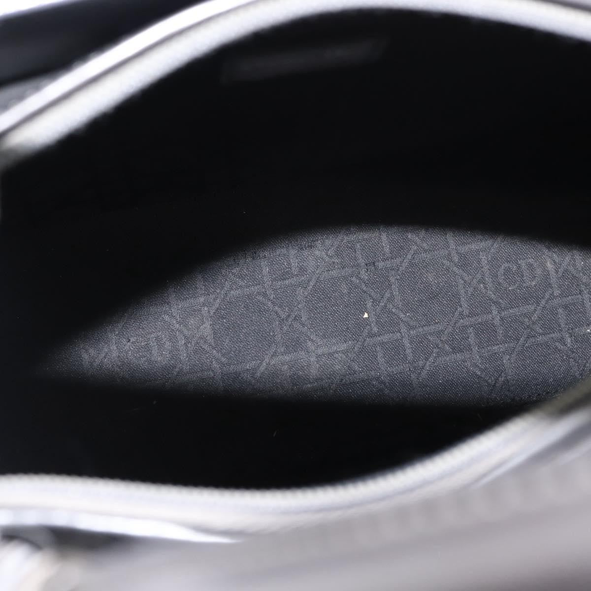 Christian Dior Vintage Handbag Leather, GRAY, LEATHER, Handbag