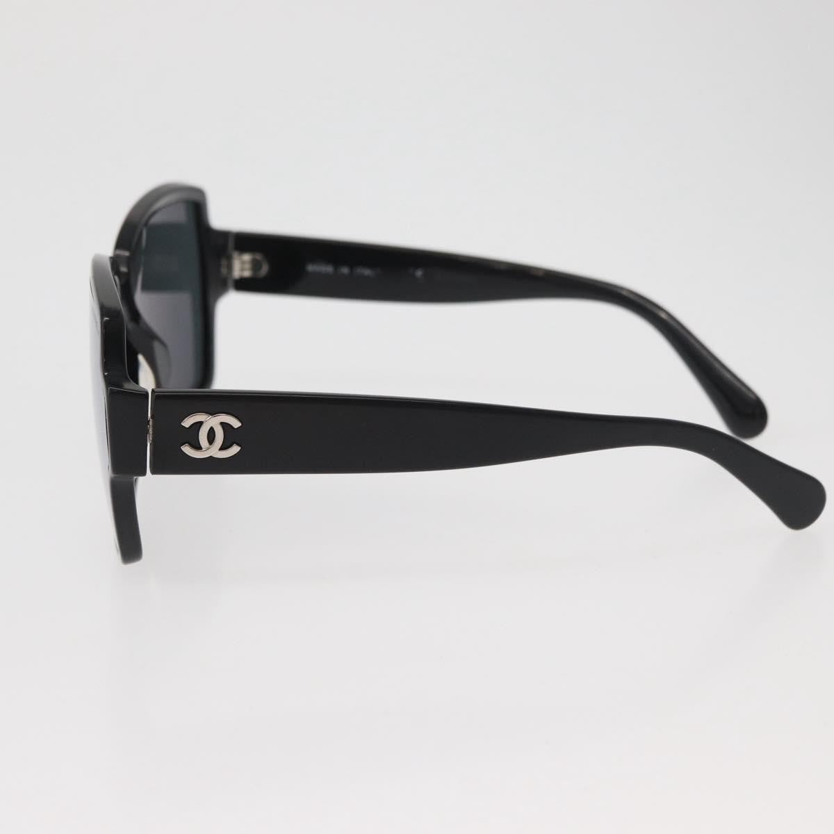 Chanel Logo CC Sunglasses Plastic, Black, Plastic, Sunglasses