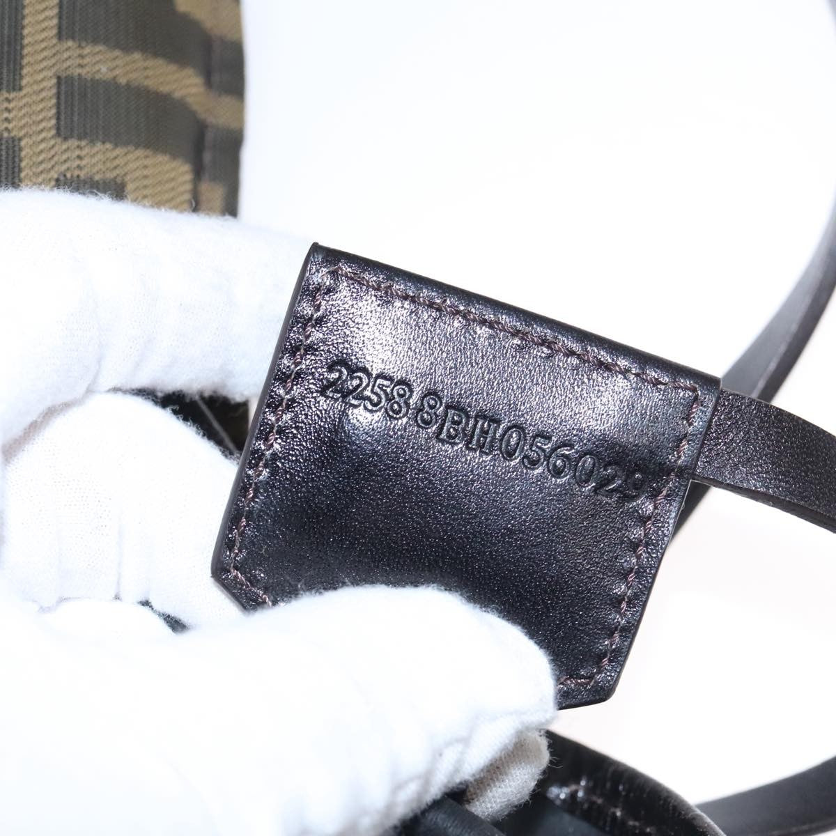 Fendi Roll Tote Zucca Canvas, BROWN, CANVAS, Tote bag