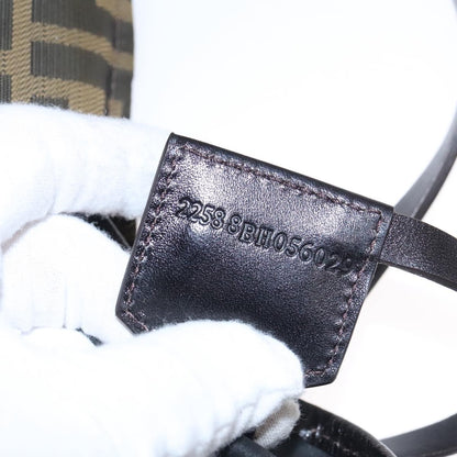 Fendi Roll Tote Zucca Canvas, BROWN, CANVAS, Tote bag