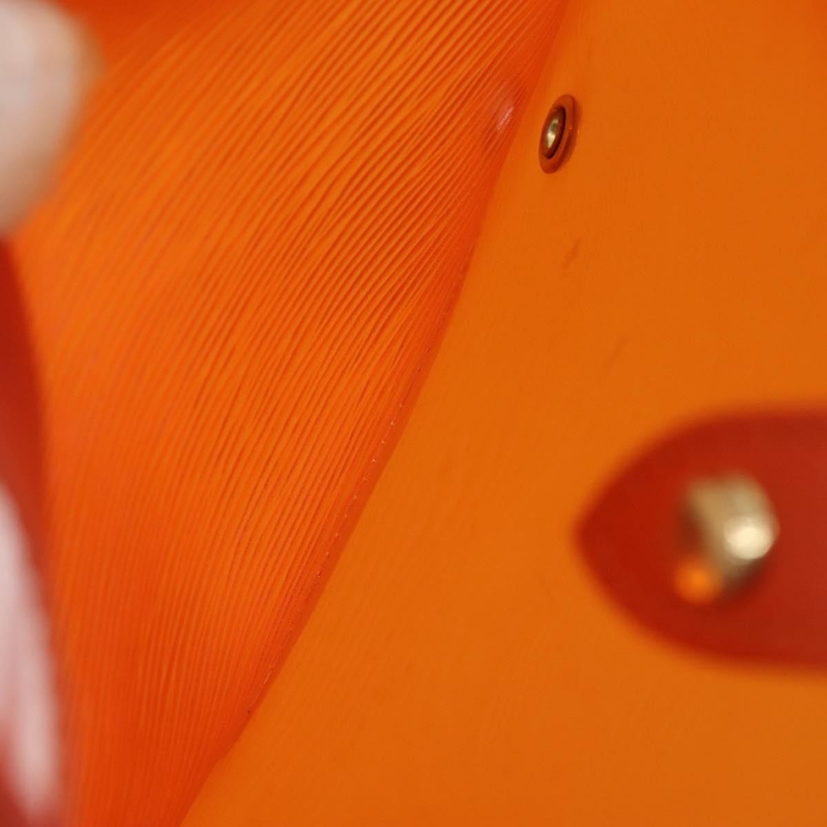 Louis Vuitton Plage Lagoon Bay Handbag Vinyl Epi Leather, ORANGE, LEATHER, Tote bag