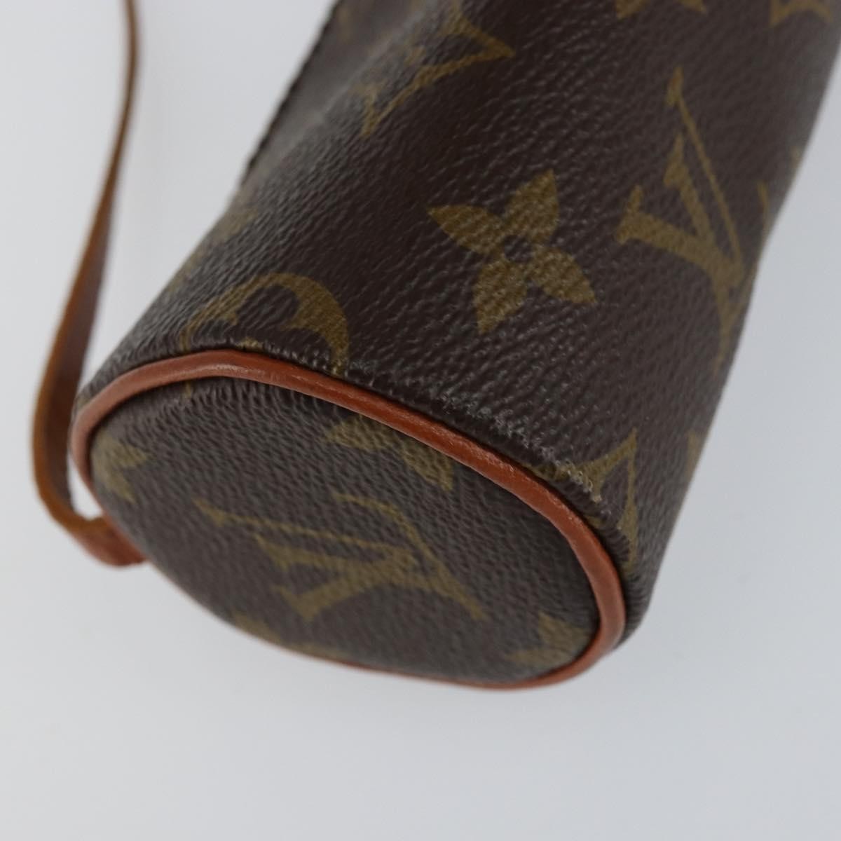 Louis Vuitton Papillon Pochette Monogram Canvas, BROWN, CANVAS, Clutche & pouche