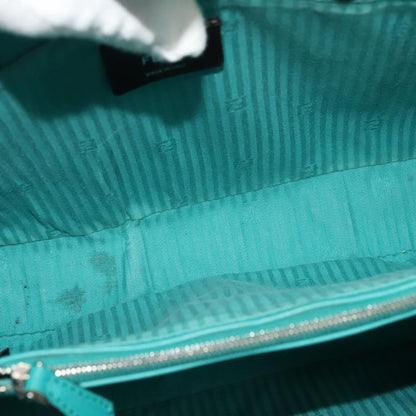 Fendi 2Jours Bag Leather, GREEN, LEATHER, Handbag