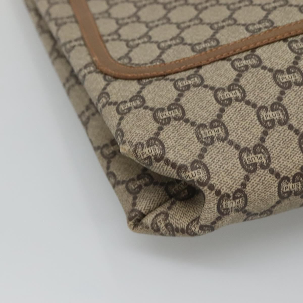 Gucci Vintage Web Strap Tote GG Coated Canvas, BEIGE, CANVAS, Tote bag