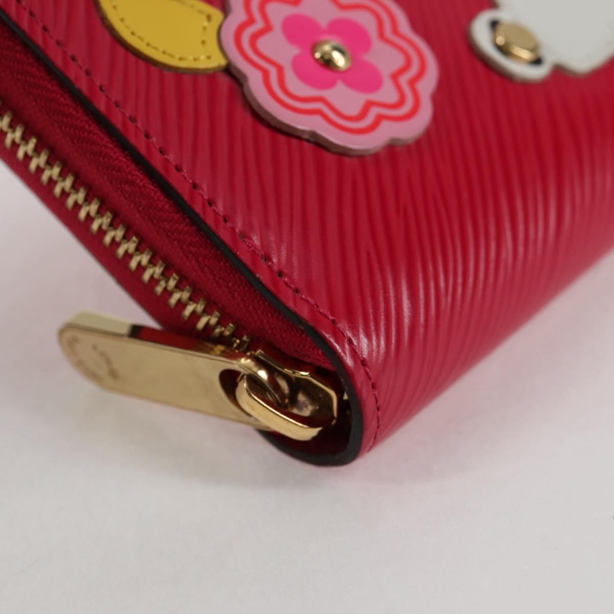 Louis Vuitton Zippy Wallet NM Epi Leather, RED, LEATHER, Wallets