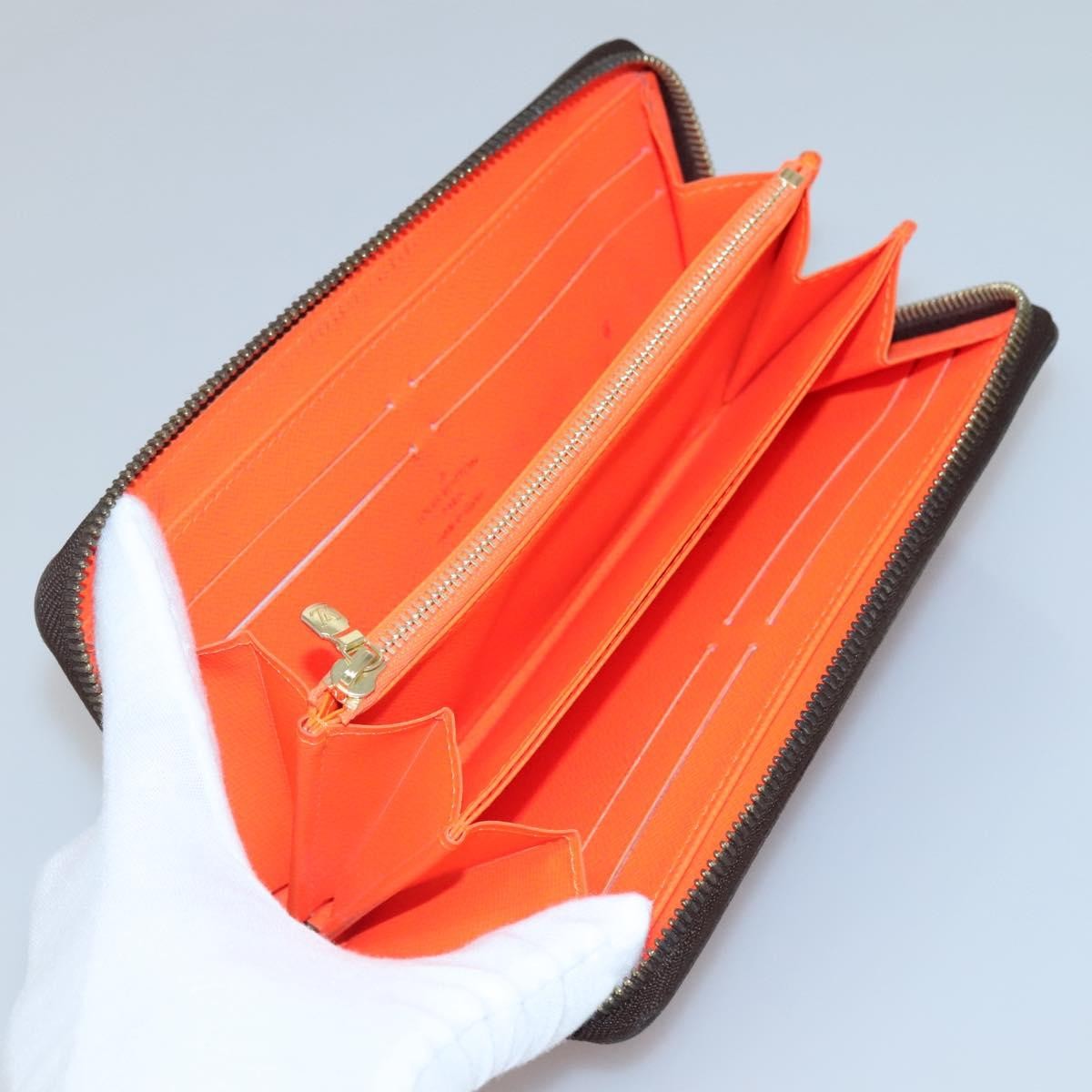 Louis Vuitton Zippy Wallet NM Monogram Graffiti, ORANGE, CANVAS, Wallets