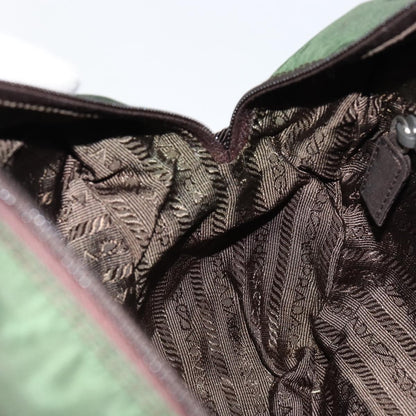 Prada Vintage Handbag Tessuto, GREEN, NYLON, Handbag
