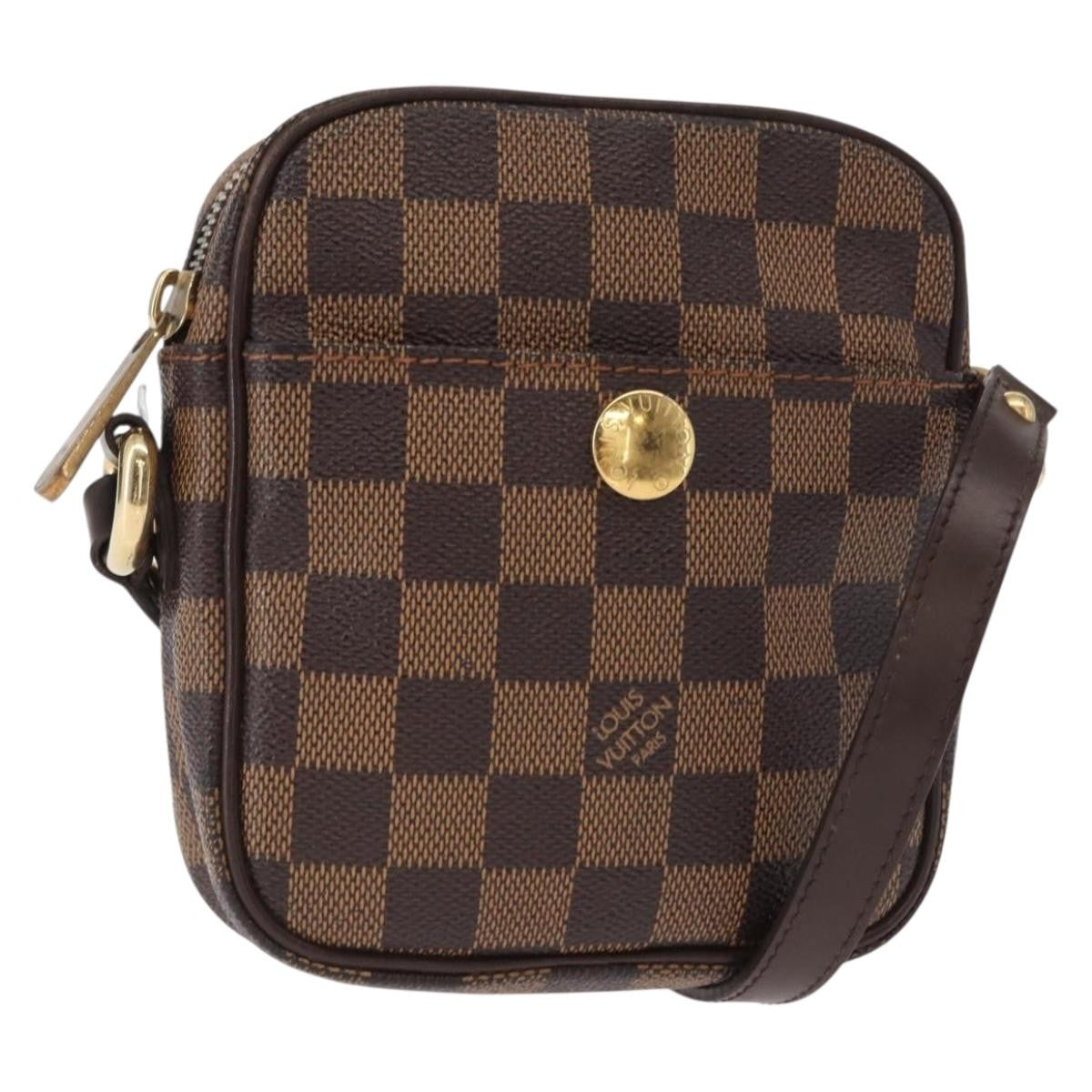 Louis Vuitton Rift Handbag Damier, BROWN, CANVAS, Shoulder bag