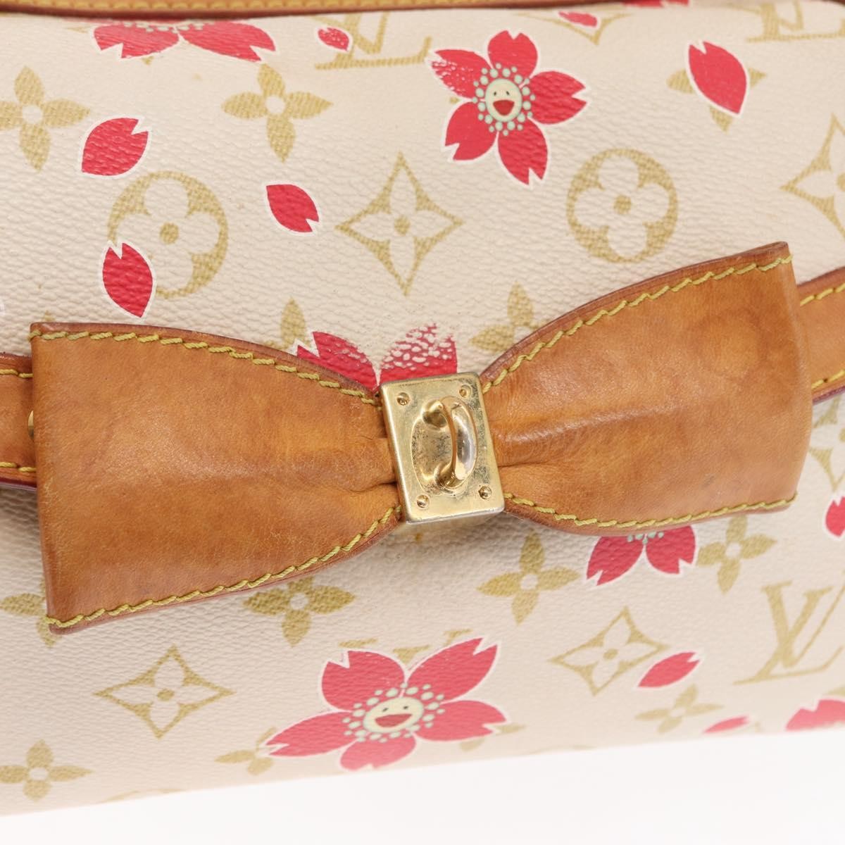 Louis Vuitton Retro Bag Limited Edition Cherry Blossom Monogram, WHITE, CANVAS, Handbag