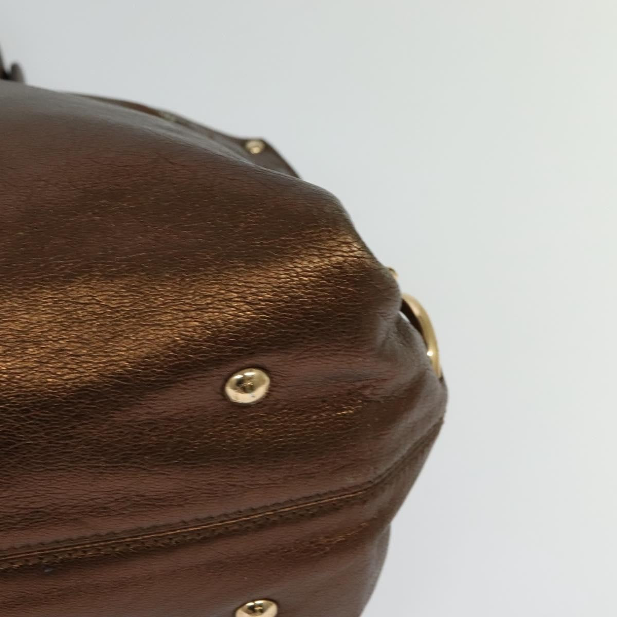 Salvatore Ferragamo Sofia Satchel Leather, BROWN, LEATHER, Handbag