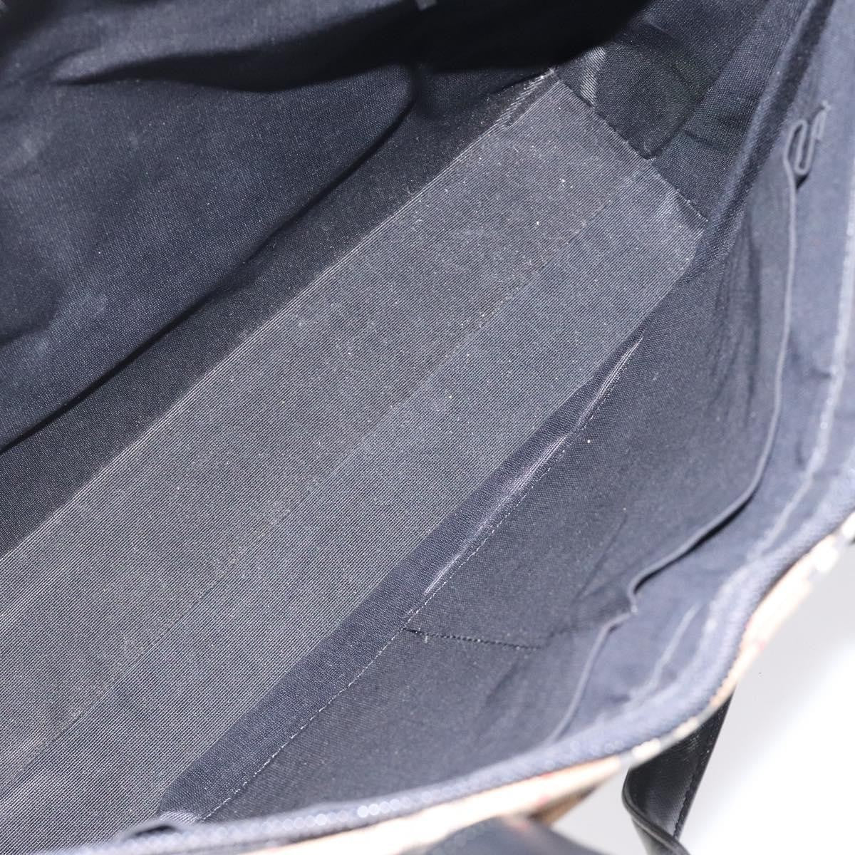 Burberry Shoulder Bag Nova Check Canvas, BEIGE, CANVAS, Shoulder bag