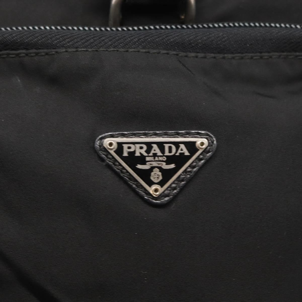 Prada Front Pocket Backpack Tessuto, BLACK, NYLON, Backpack