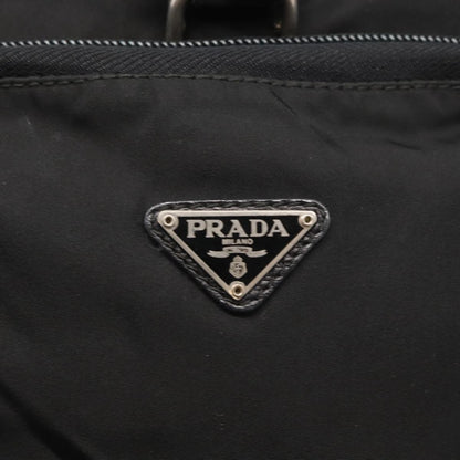 Prada Front Pocket Backpack Tessuto, BLACK, NYLON, Backpack