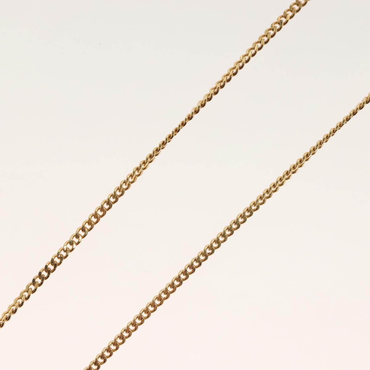 Christian Dior CD Pendant Necklace Gold-plated, GOLD, METAL, Necklace