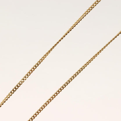 Christian Dior CD Pendant Necklace Gold-plated, GOLD, METAL, Necklace