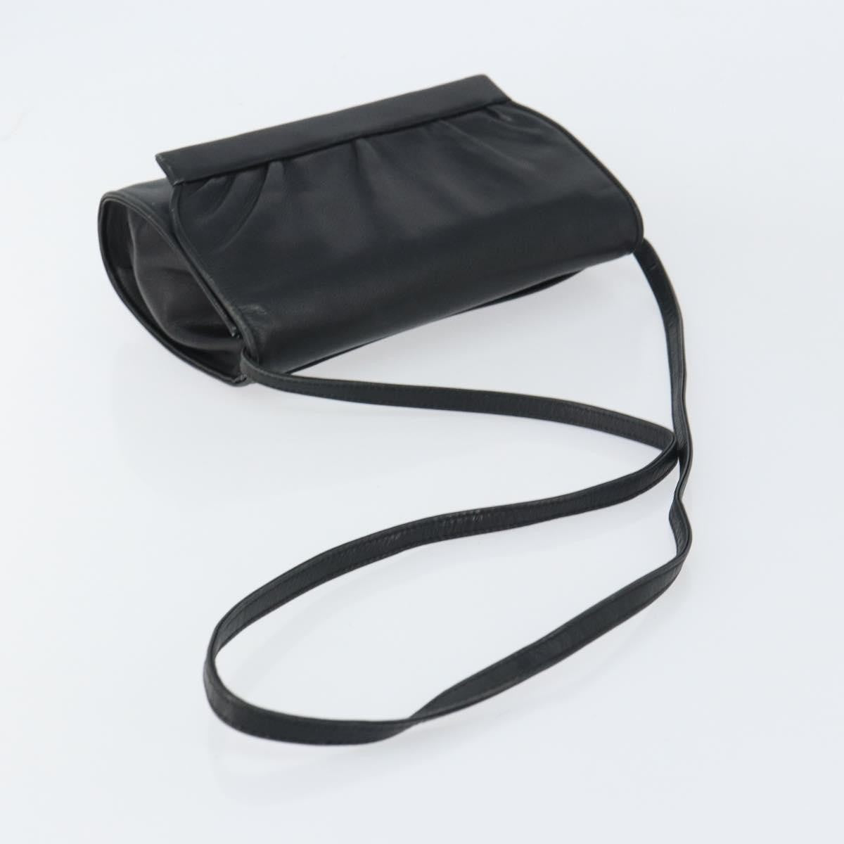 Gucci Vintage Shoulder Bag Leather, BLACK, LEATHER, Shoulder bag