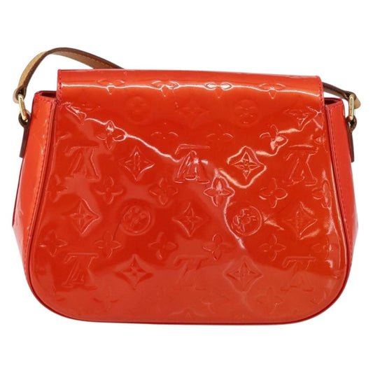 Louis Vuitton Bellflower Handbag Monogram Vernis, RED, PATENT_LEATHER, Shoulder bag