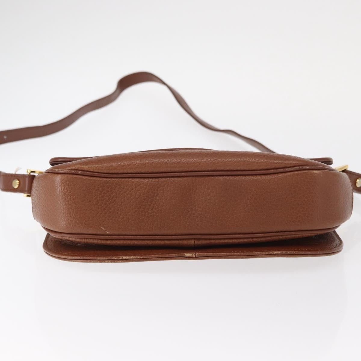 Burberry Vintage Shoulder Bag Leather, BROWN, LEATHER, Shoulder bag