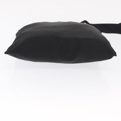 Prada Zip Top Messenger Bag Tessuto, BLACK, NYLON, Shoulder bag