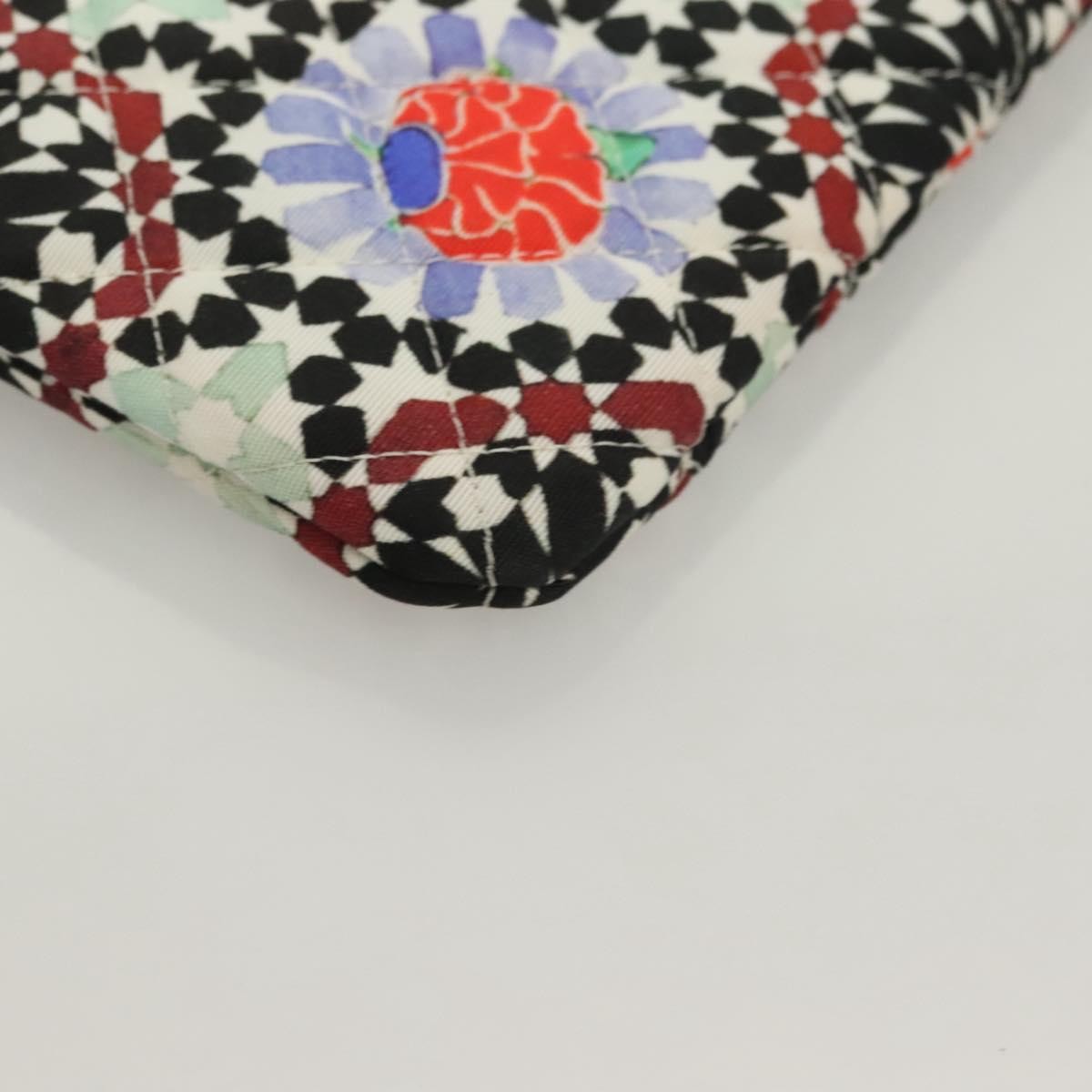 Chanel Dubai O Case Clutch Quilted Printed Nylon, MULTICOLOUR, NYLON, Clutche & pouche