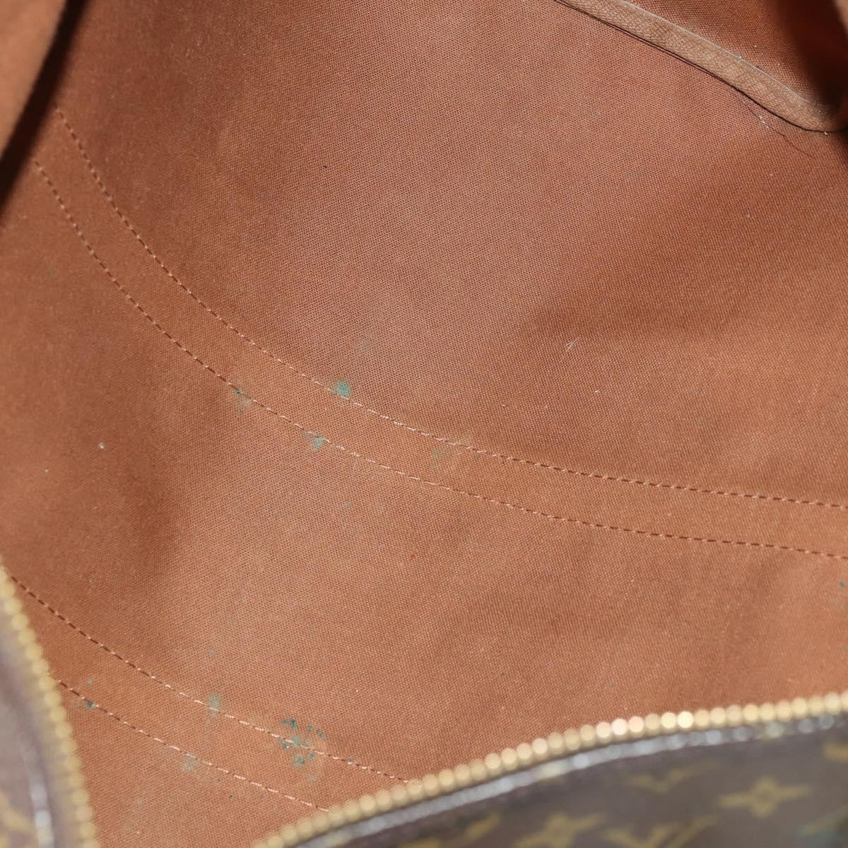 Louis Vuitton Keepall Bandouliere Bag Monogram Canvas, BROWN, CANVAS, Travel bag