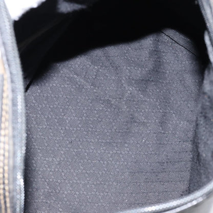 Fendi Vintage Pequin Boston Bag Coated Canvas, BROWN, CANVAS, Handbag