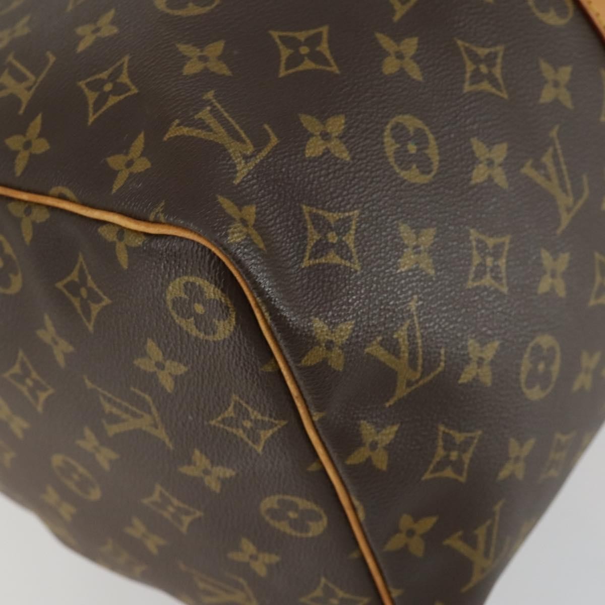 Louis Vuitton Keepall Bag Monogram Canvas, BROWN, CANVAS, Travel bag