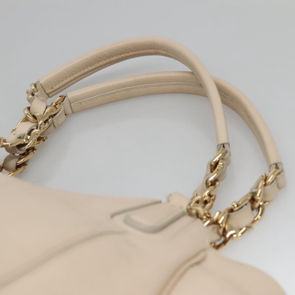 Salvatore Ferragamo Melinda Tote Leather, BEIGE, LEATHER, Tote bag