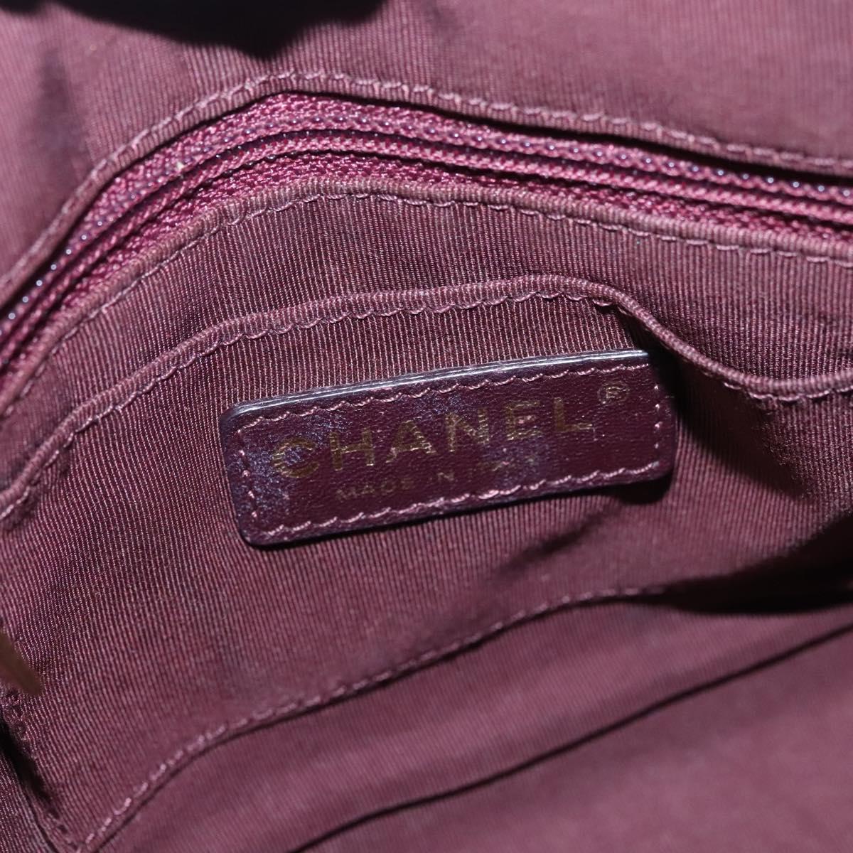 Chanel V Stitch Leather, WHITE, LEATHER, Handbag