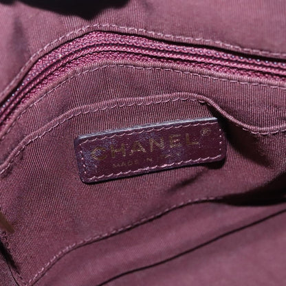 Chanel V Stitch Leather, WHITE, LEATHER, Handbag