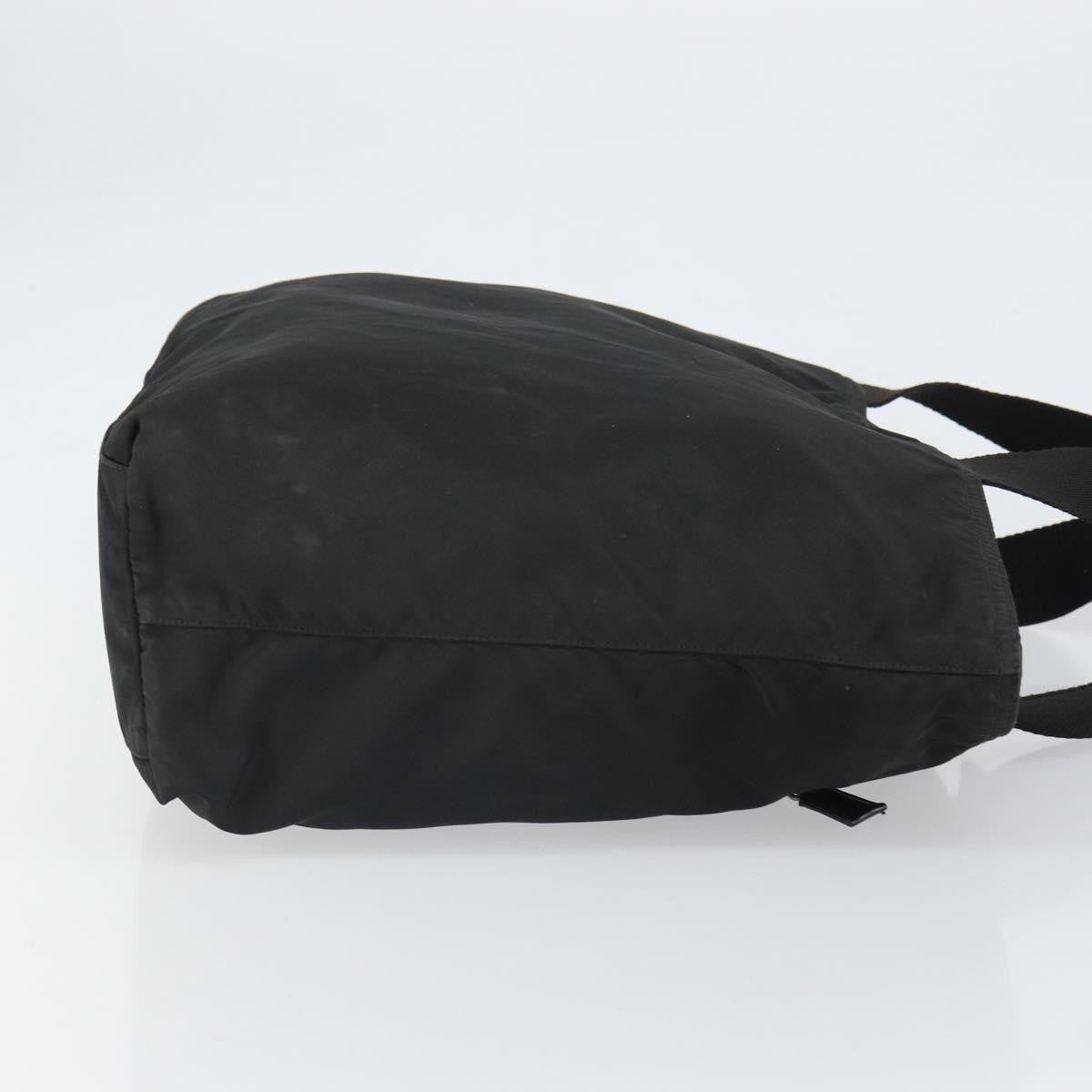 Prada Vintage Zip Tote Tessuto, BLACK, NYLON, Tote bag