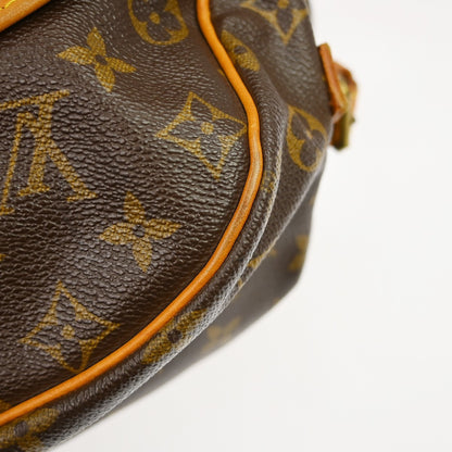 Louis Vuitton Saumur Handbag Monogram Canvas, Brown, Canvas, Shoulder Bag