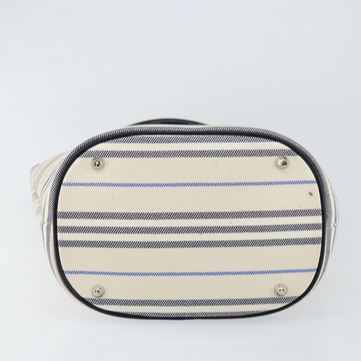 Burberry Blue Label Tote Bag Canvas, WHITE, CANVAS, Tote bag