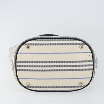 Burberry Blue Label Tote Bag Canvas, WHITE, CANVAS, Tote bag